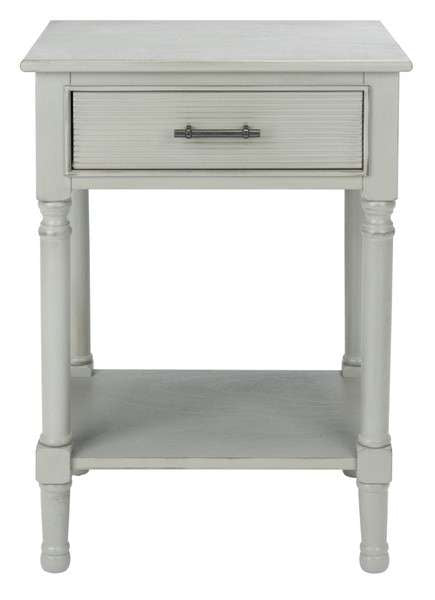 Safavieh Ryder 1Drw Accent Table - Distressed Gray | Accent Tables | Modishstore - 2