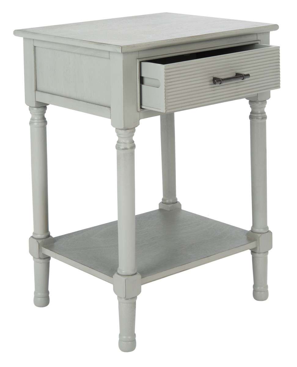 Safavieh Ryder 1Drw Accent Table - Distressed Gray | Accent Tables | Modishstore - 3