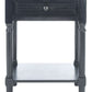 Safavieh Tate 1Drw Accent Table - Black | Accent Tables | Modishstore - 2