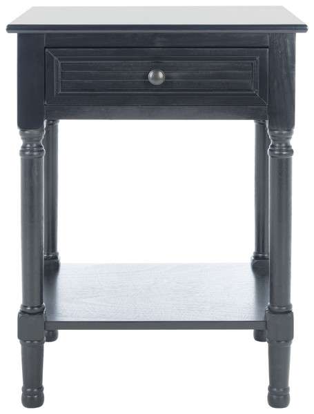 Safavieh Tate 1Drw Accent Table - Black | Accent Tables | Modishstore - 2