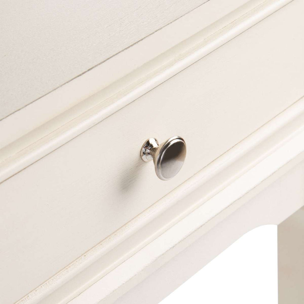 Safavieh Opal 1Drw Accent Table - Distressed White | Accent Tables | Modishstore - 3