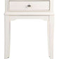 Safavieh Opal 1Drw Accent Table - Distressed White | Accent Tables | Modishstore