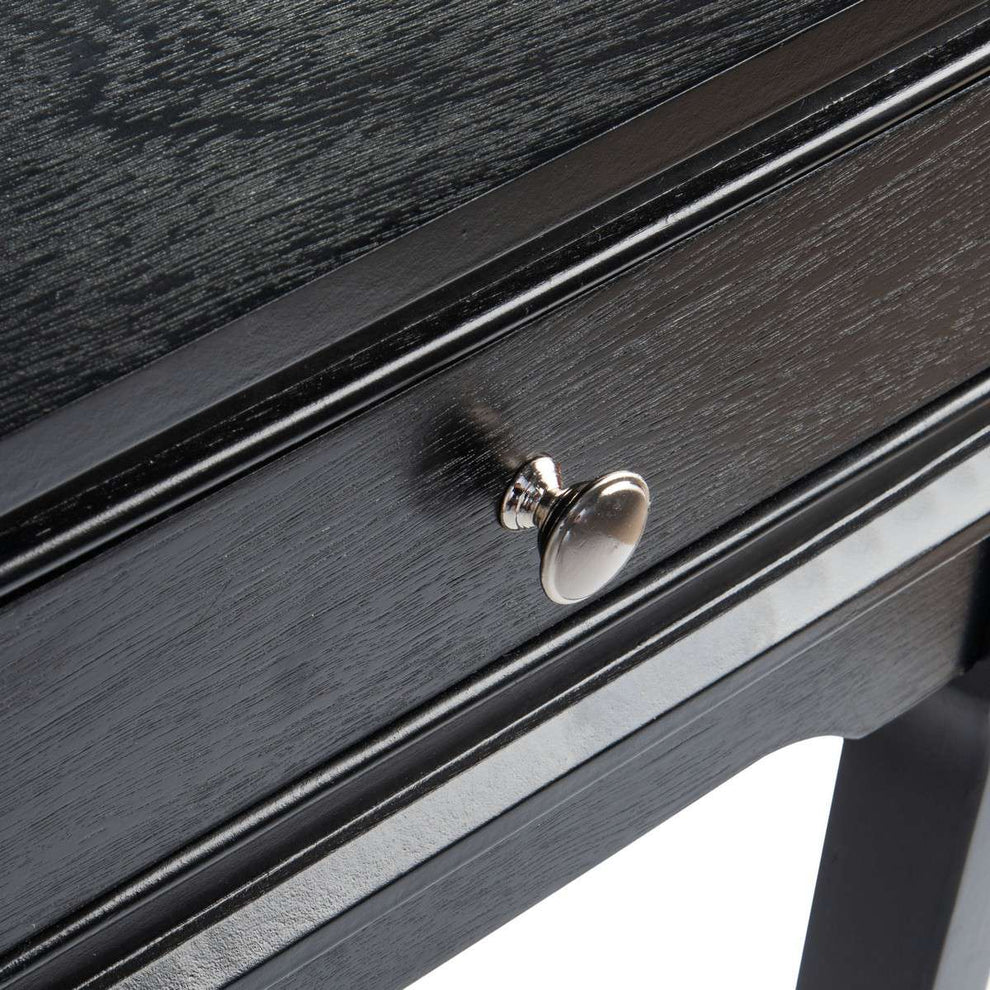 Safavieh Opal 1Drw Accent Table - Black | Accent Tables | Modishstore - 3