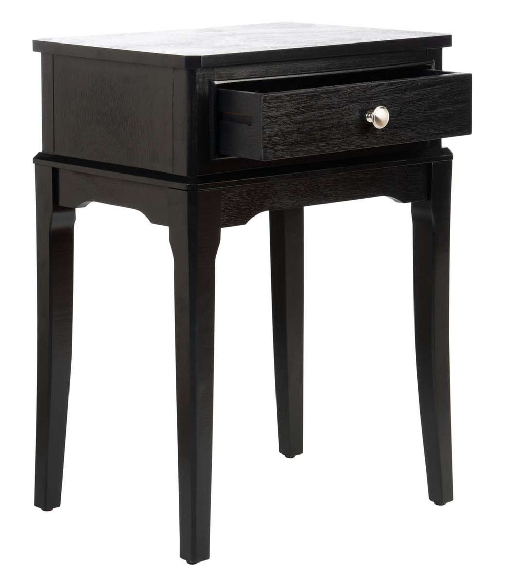 Safavieh Opal 1Drw Accent Table - Black | Accent Tables | Modishstore - 2