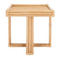Safavieh Juri Square Accent Table - Natural | Accent Tables | Modishstore