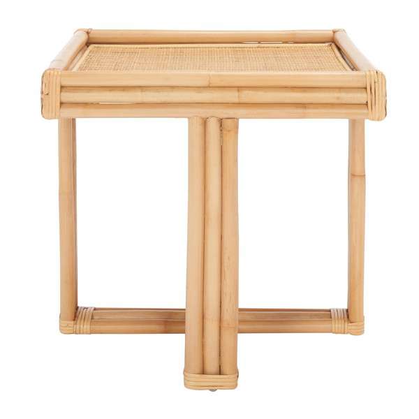 Safavieh Juri Square Accent Table - Natural | Accent Tables | Modishstore