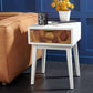 Safavieh Nilo 1 Drawer Accent Table - White | Accent Tables | Modishstore