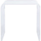 Safavieh Pryor Acrylic Side Table - Clear | Accent Tables | Modishstore