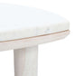 Safavieh Lara Marble Side Table - White Wash | Accent Tables | Modishstore - 3