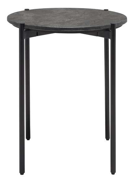 Safavieh Pratt Round Side Table - Black | Side Tables | Modishstore