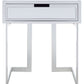 Safavieh Lilo 1 Drawer Mirrored Accent Table - Silver | Accent Tables | Modishstore