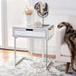 Safavieh Lilo 1 Drawer Mirrored Accent Table - Silver | Accent Tables | Modishstore - 4