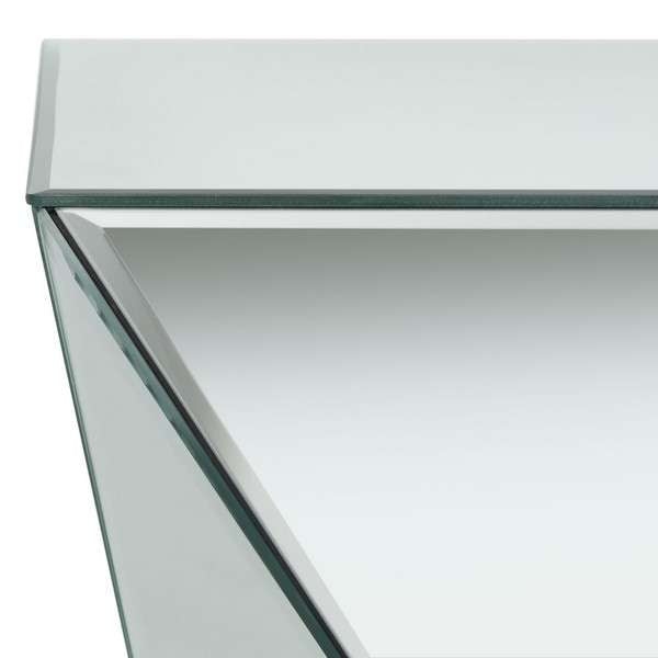 Safavieh Luella Mirrored Accent Table - Silver | Accent Tables | Modishstore - 2