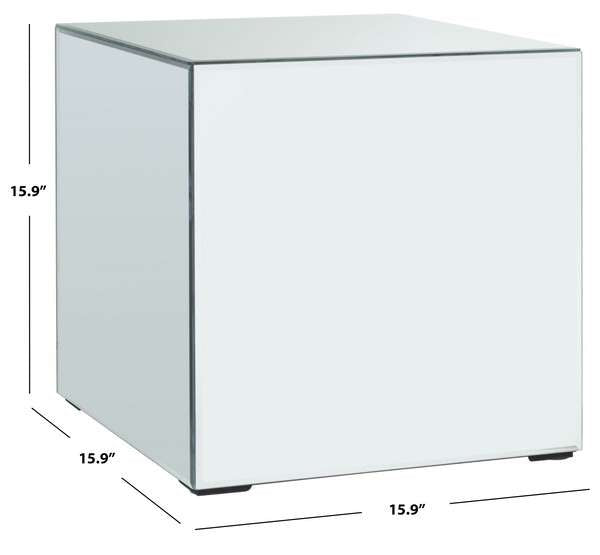 Safavieh Betony Mirrored Accent Table - Silver | Accent Tables | Modishstore - 3