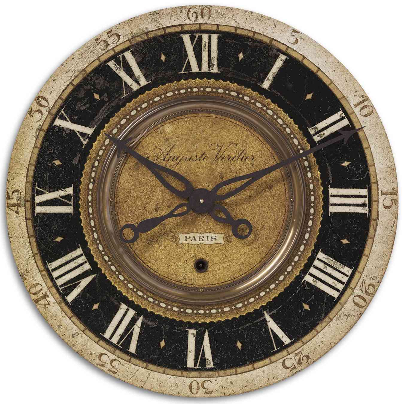Uttermost Auguste Verdier 27" Wall Clock | Clocks | Modishstore
