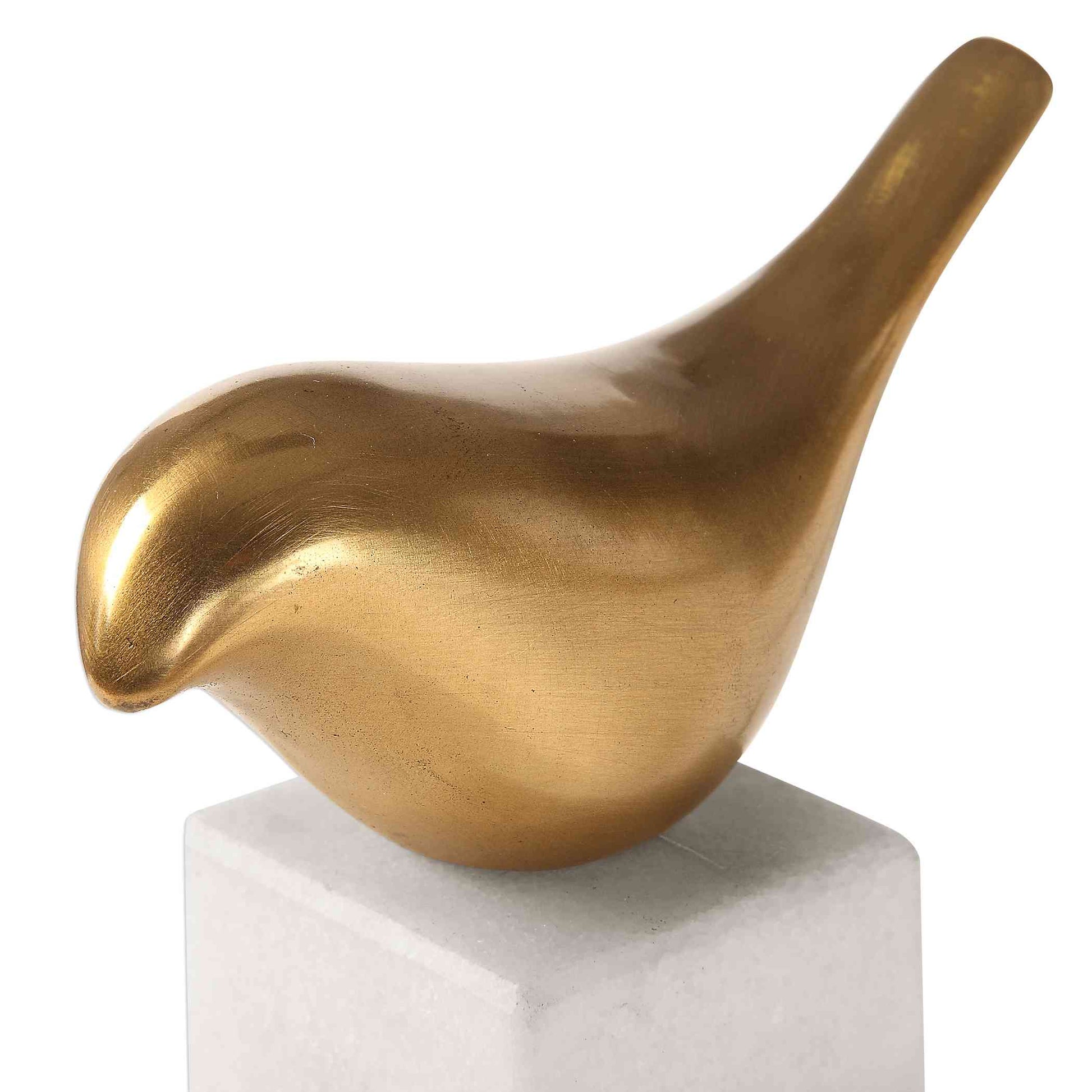 Uttermost Songbirds Brass Sculpture | Sculptures | Modishstore - 3