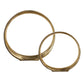 Uttermost Jimena Gold Ring SculpturesSet Of 2 | Sculptures | Modishstore