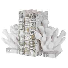 Uttermost Charbel White Bookends,Set Of 2