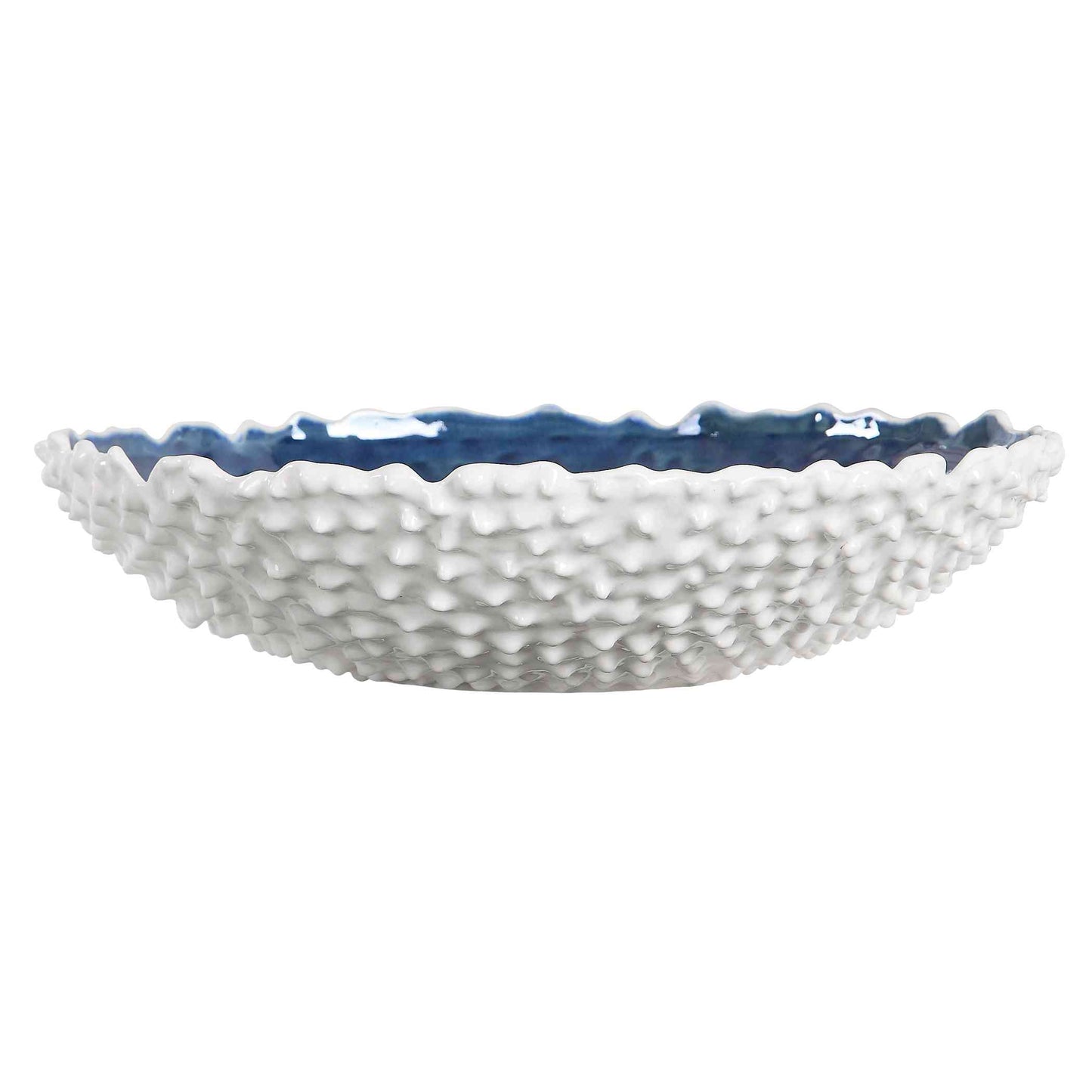 Uttermost Ciji White Bowl | Decorative Bowls | Modishstore