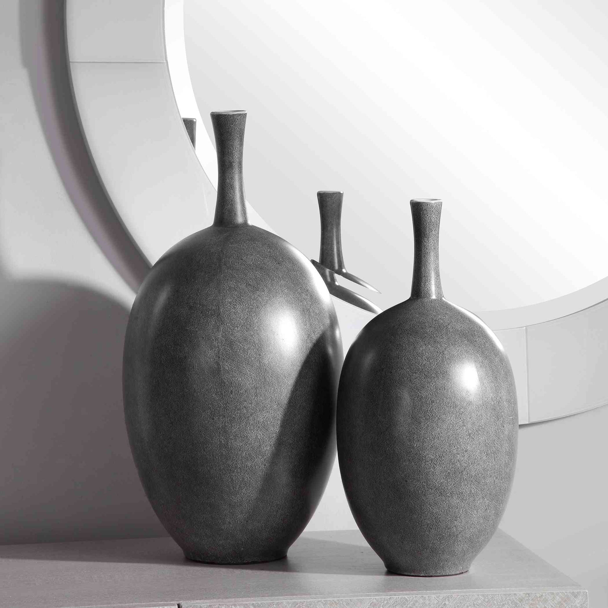 Uttermost Riordan Modern Vases, Set Of 2 | Vases | Modishstore - 3