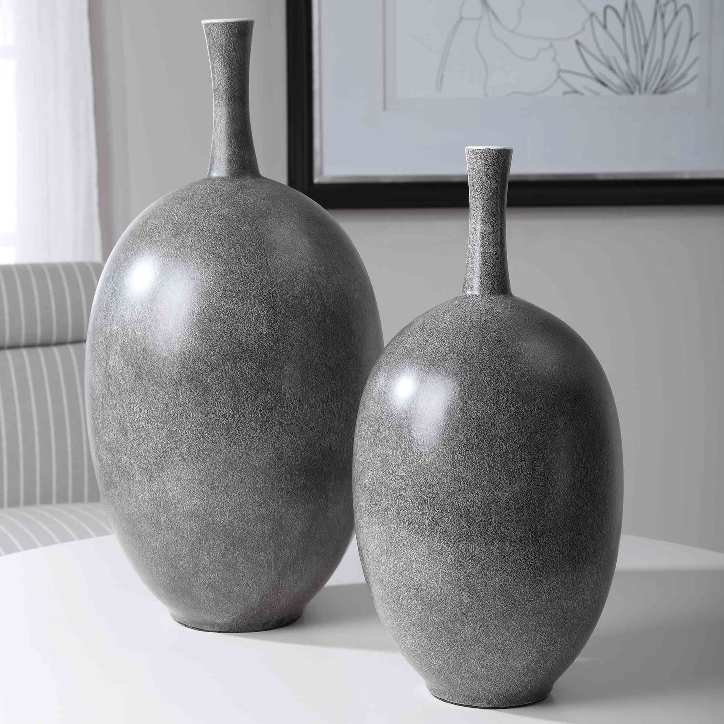 Uttermost Riordan Modern Vases, Set Of 2 | Vases | Modishstore - 4