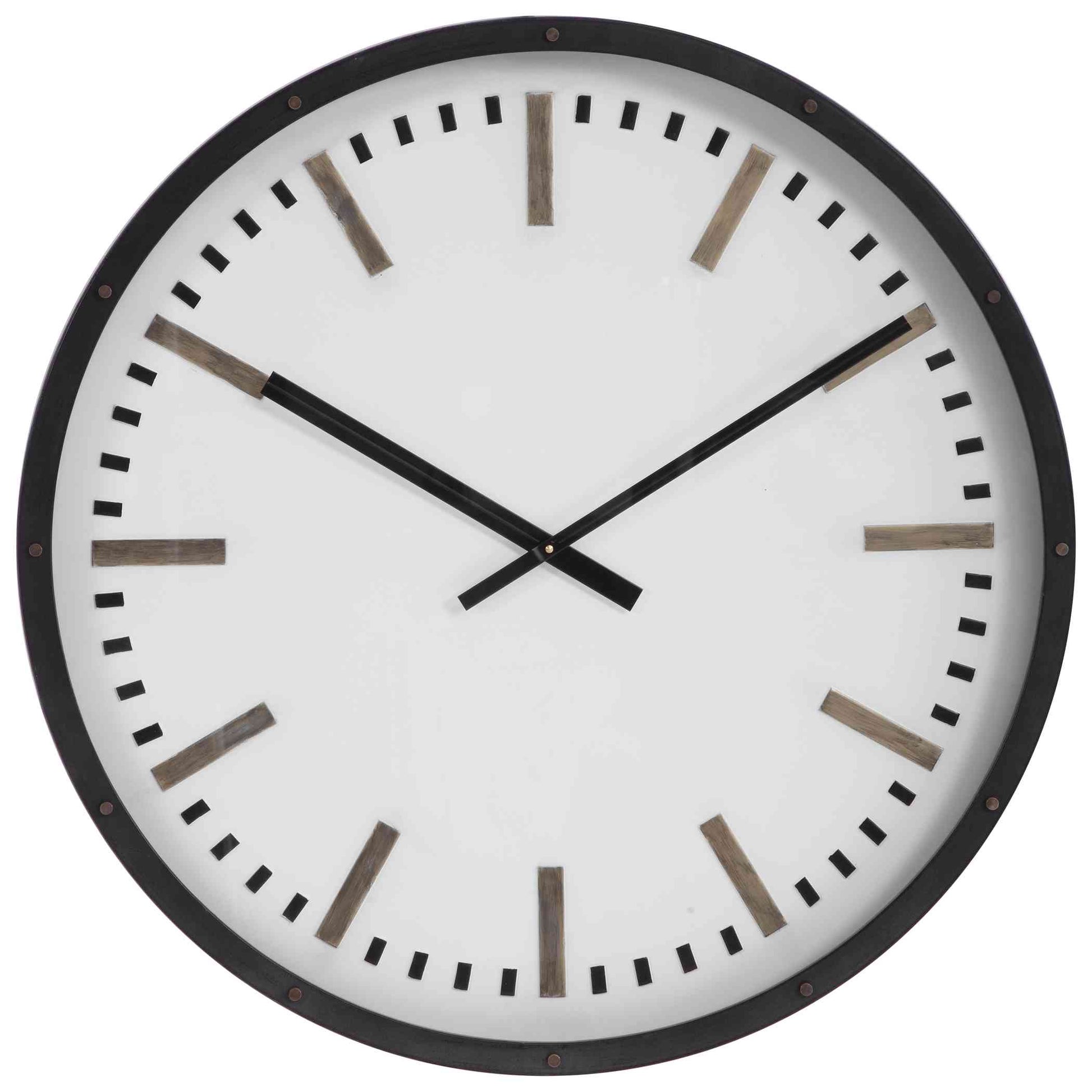 Uttermost Fleming Large Wall Clock | Clocks | Modishstore