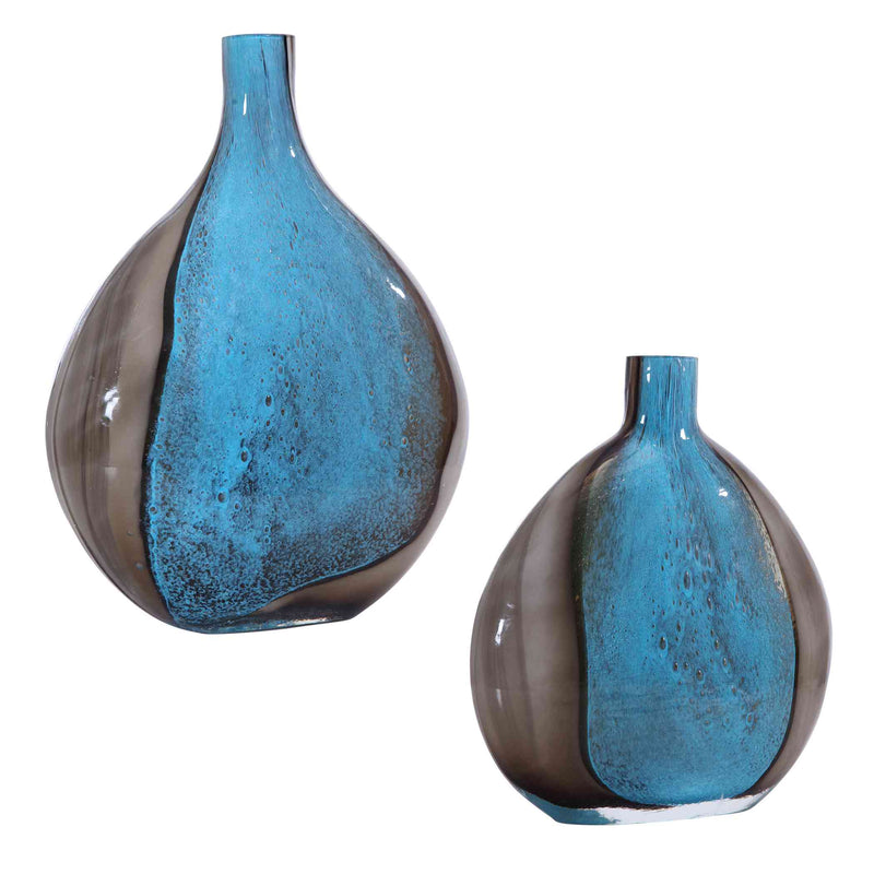 Uttermost Adrie Art Glass Vases, Set Of 2 | Vases | Modishstore