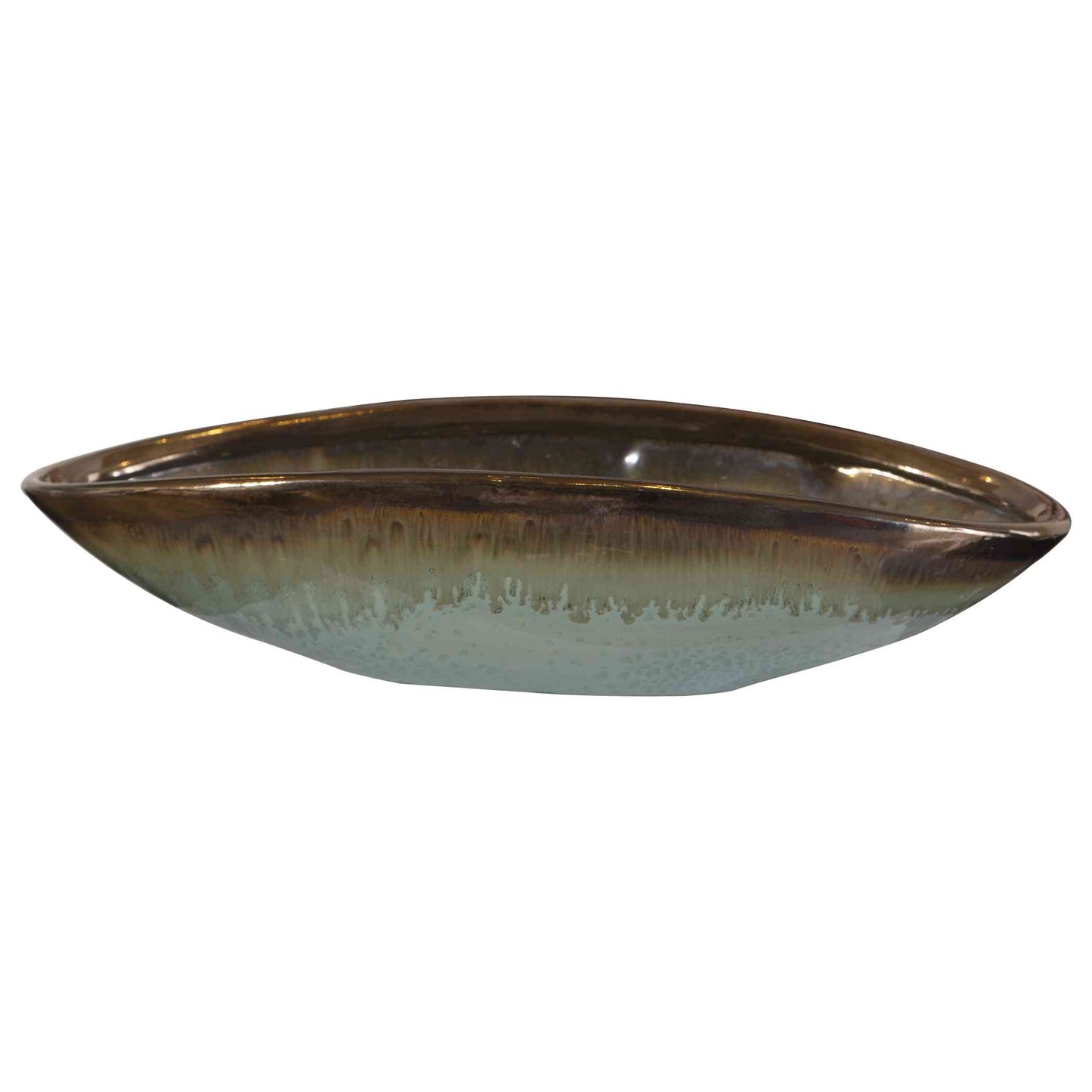 Uttermost Iroquois Green Glaze Bowl | Decorative Bowls | Modishstore - 3