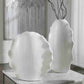 Uttermost Ruffled Feathers Modern White Vases, Set Of 2 | Vases | Modishstore - 3