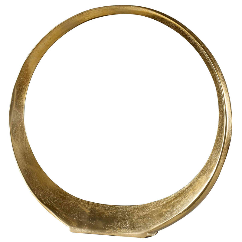 Uttermost Jimena Gold Large Ring Sculpture | Sculptures | Modishstore