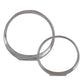 Uttermost Orbits Nickel Ring Sculptures, Set Of 2 | Sculptures | Modishstore