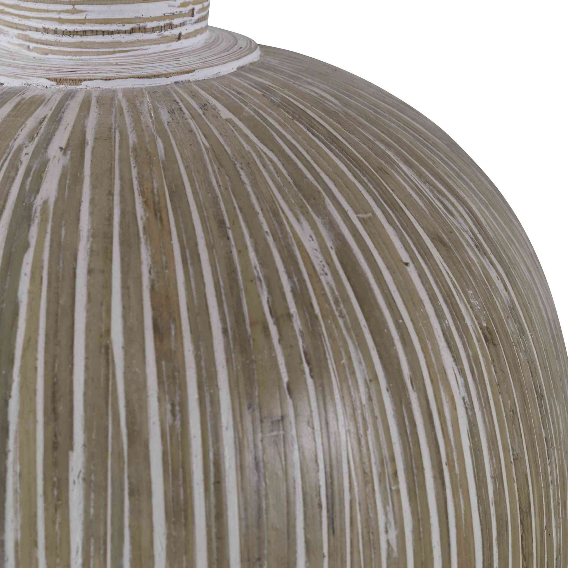 Uttermost Islander White Washed Vases, Set Of 2 | Vases | Modishstore - 3