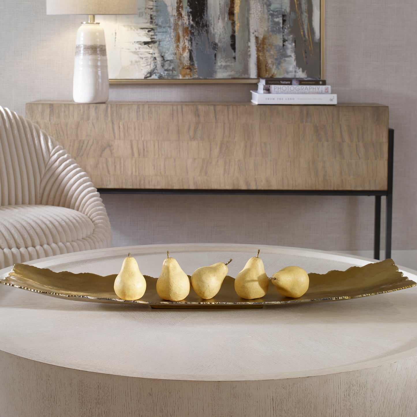 Uttermost Camilla Gold Tray | Decorative Bowls | Modishstore - 3