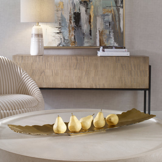 Uttermost Camilla Gold Tray | Decorative Bowls | Modishstore
