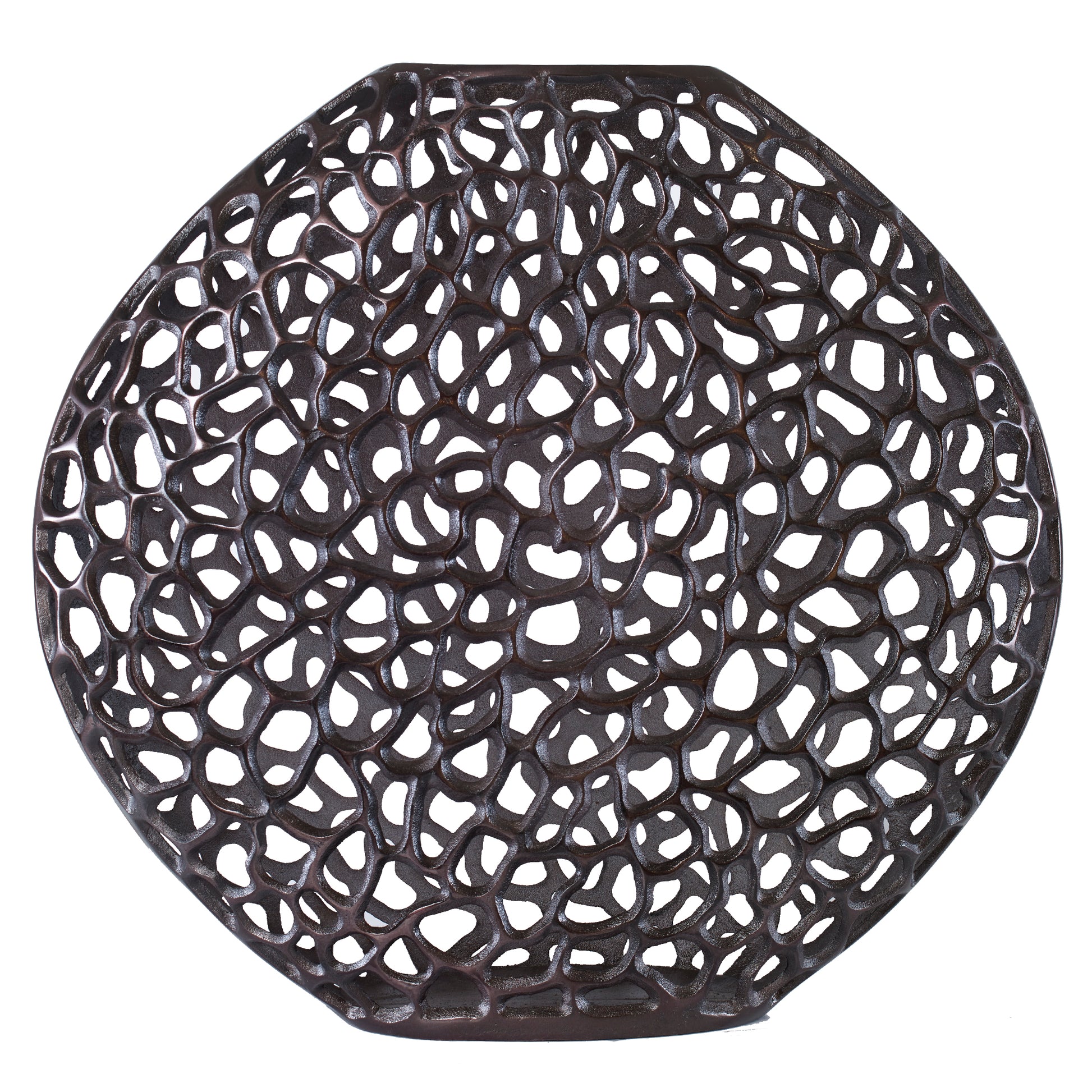 Uttermost Web Dark Bronze Vase | Vases | Modishstore - 2