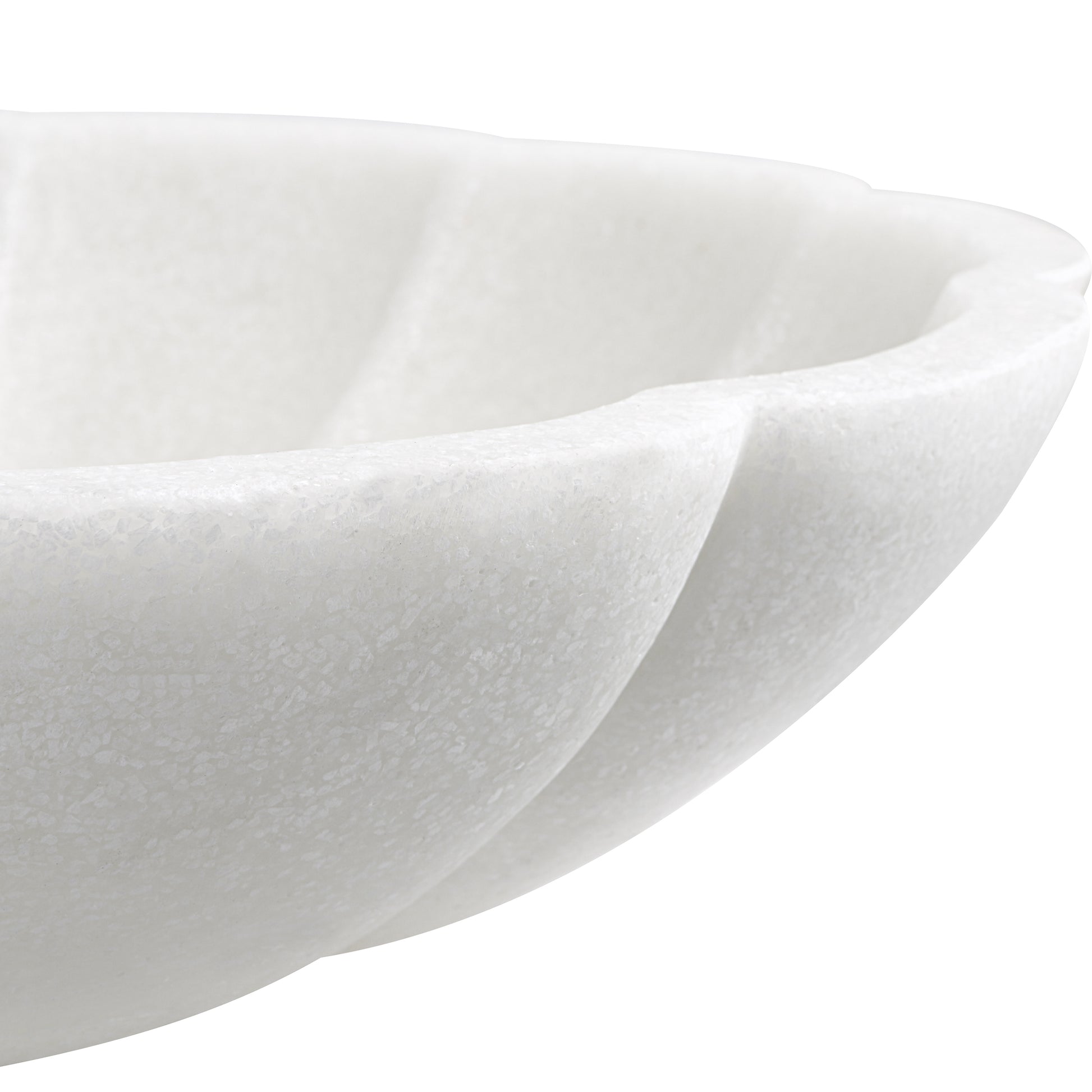 Uttermost Petal Ivory Ricestone Bowl | Decorative Bowls | Modishstore - 5