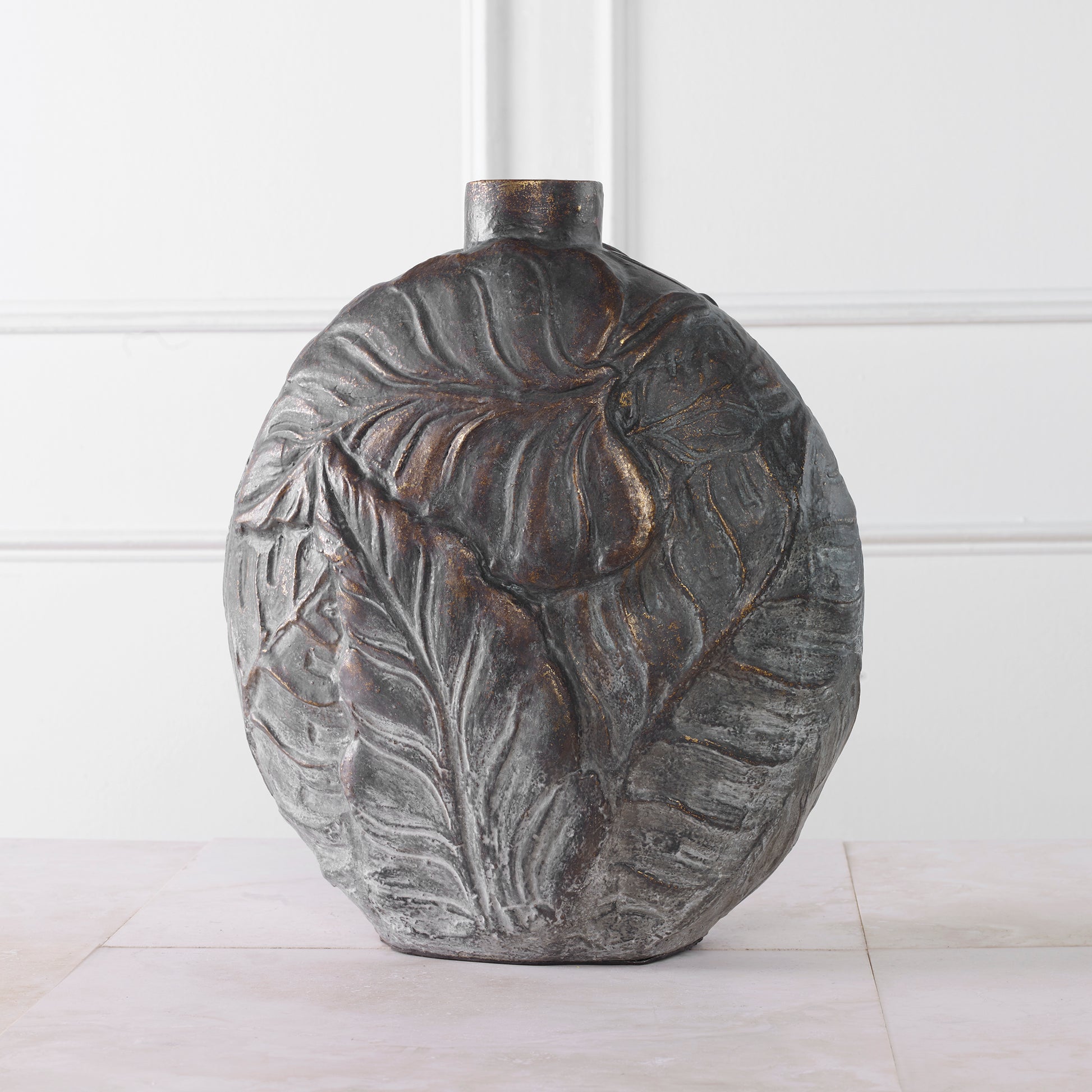 Uttermost Palm Aged Patina Paradise Vase | Vases | Modishstore - 3