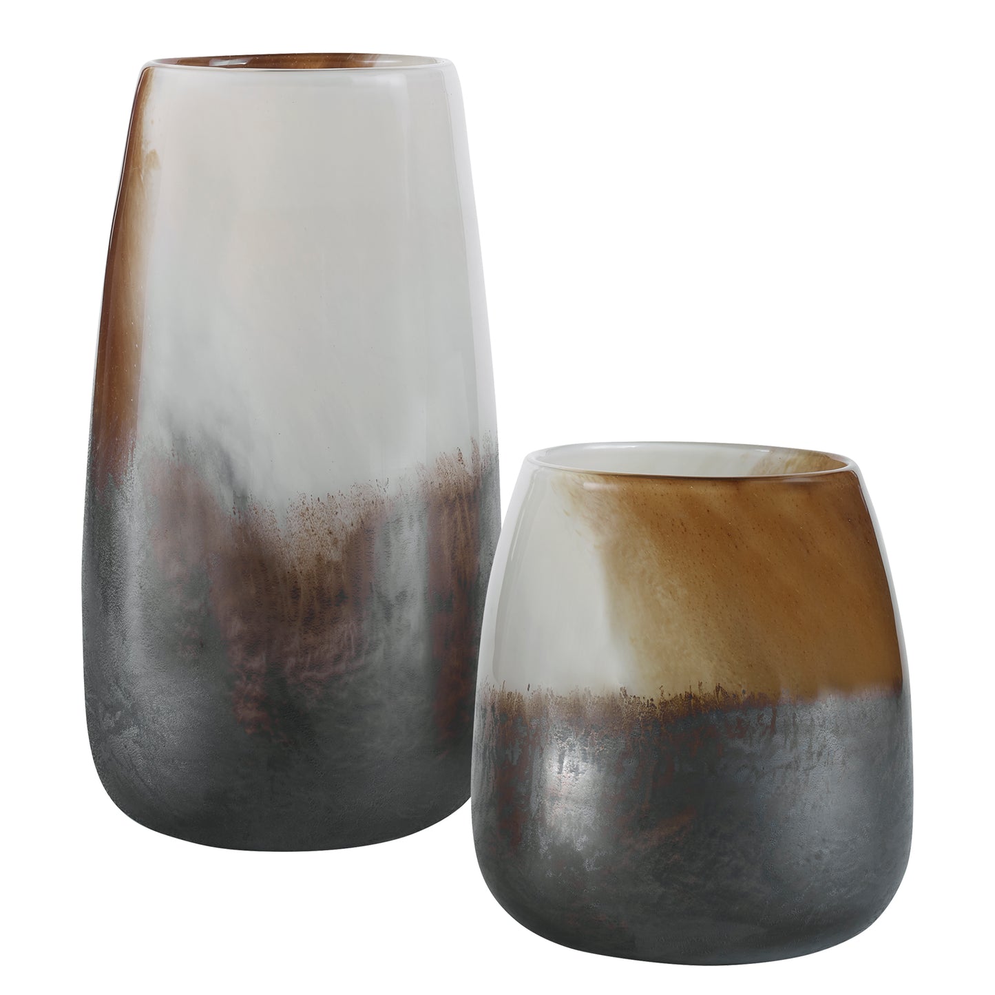 Uttermost Desert Wind Glass Vases, Set Of 2 | Vases | Modishstore - 2