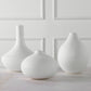 Uttermost Apothecary Satin White Vases, Set/3 | Vases | Modishstore - 3