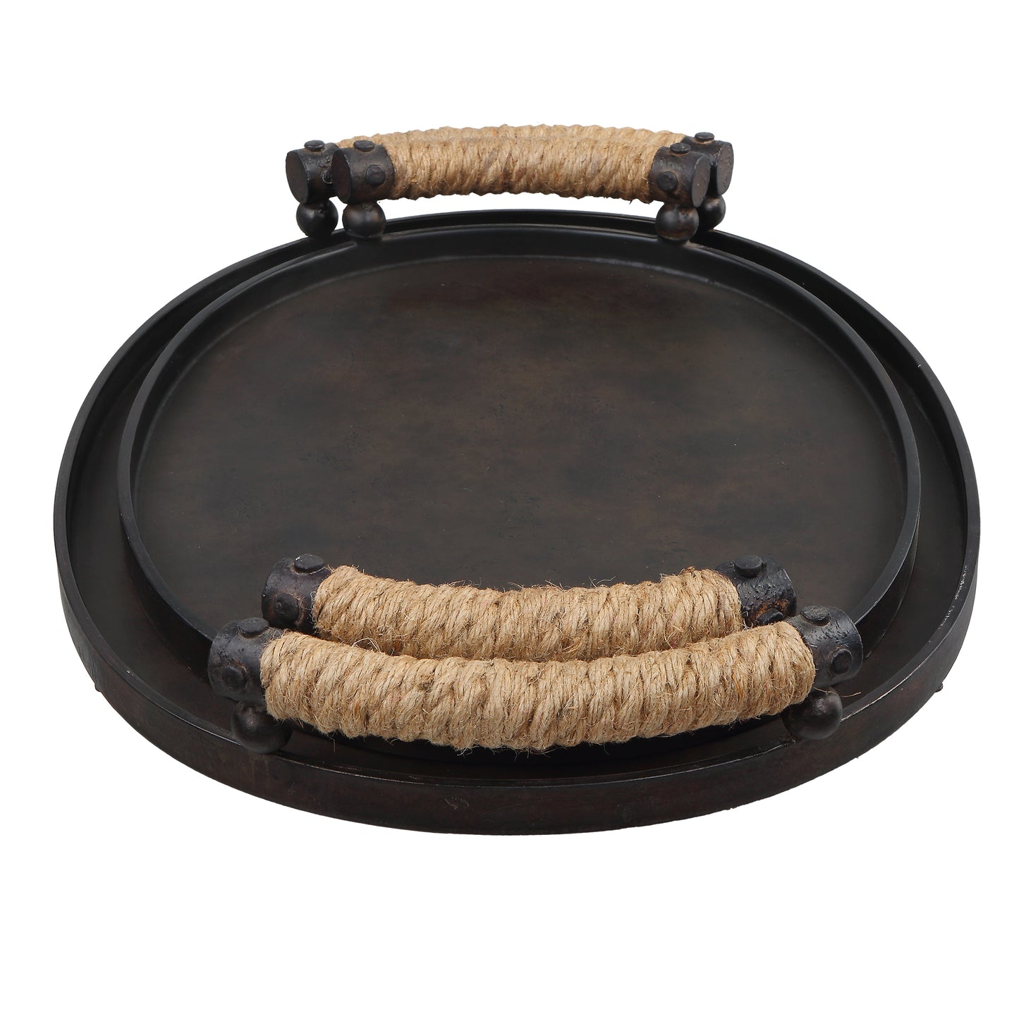Uttermost Viggo Bronze Trays, Set/2 | Trays | Modishstore - 4