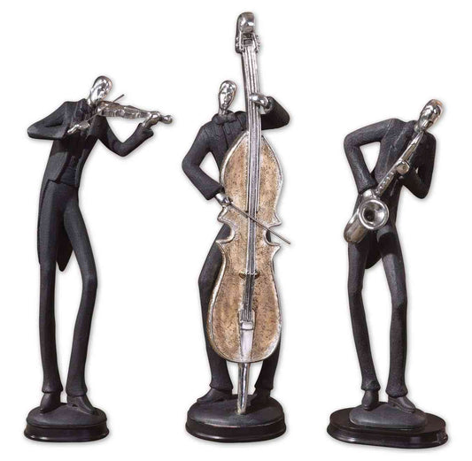 Uttermost Musicians Decorative Figurines,Set Of 3 | Figurines | Modishstore