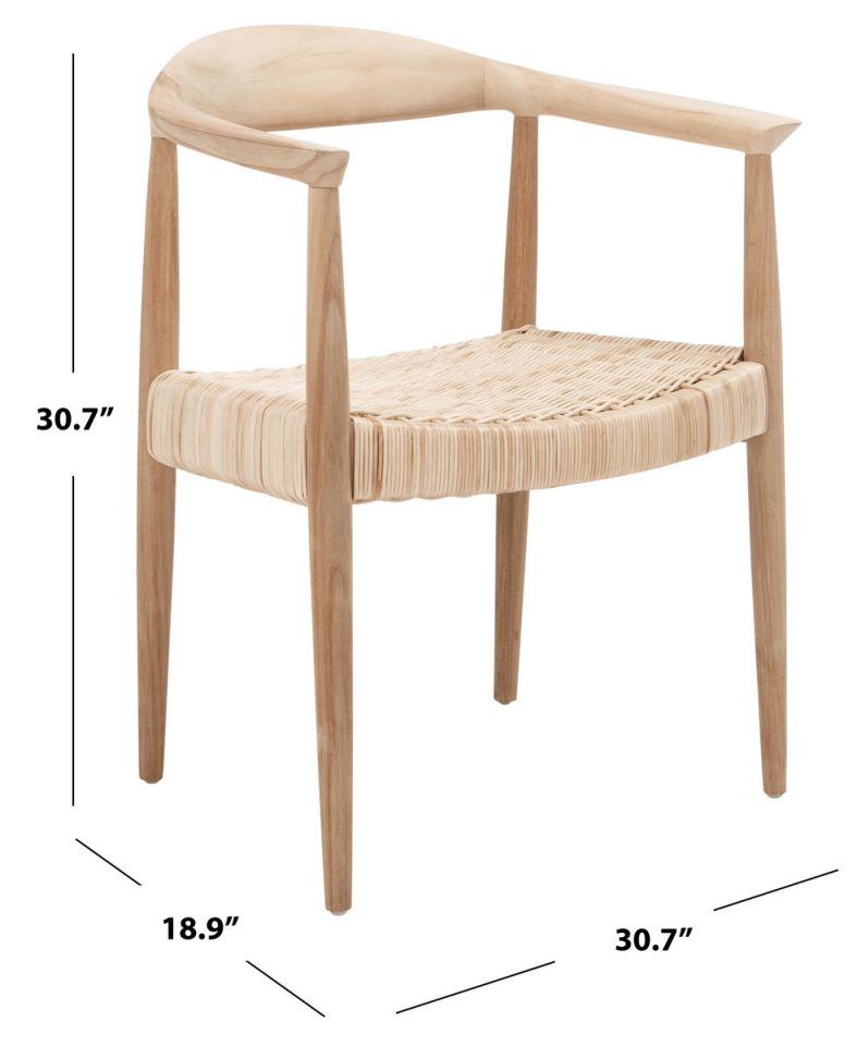 Safavieh  Renga Rope Rattan Accent Chair | Accent Chairs | Modishstore - 3