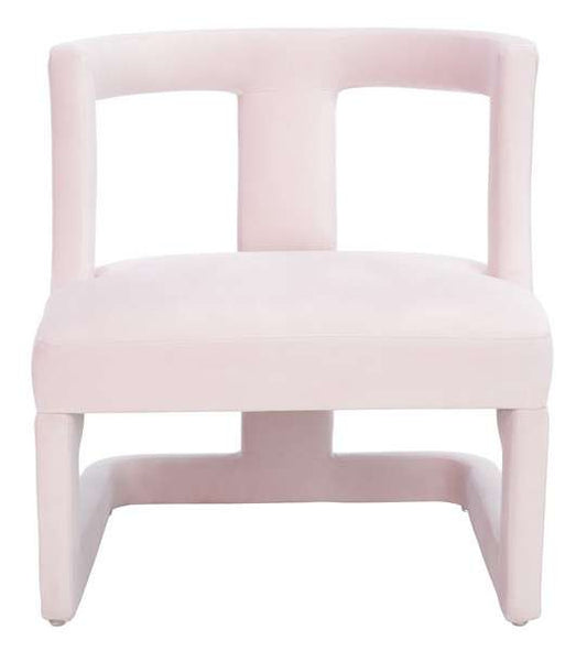 Safavieh Rhyes Accent Chair - Light Pink | Accent Chairs | Modishstore