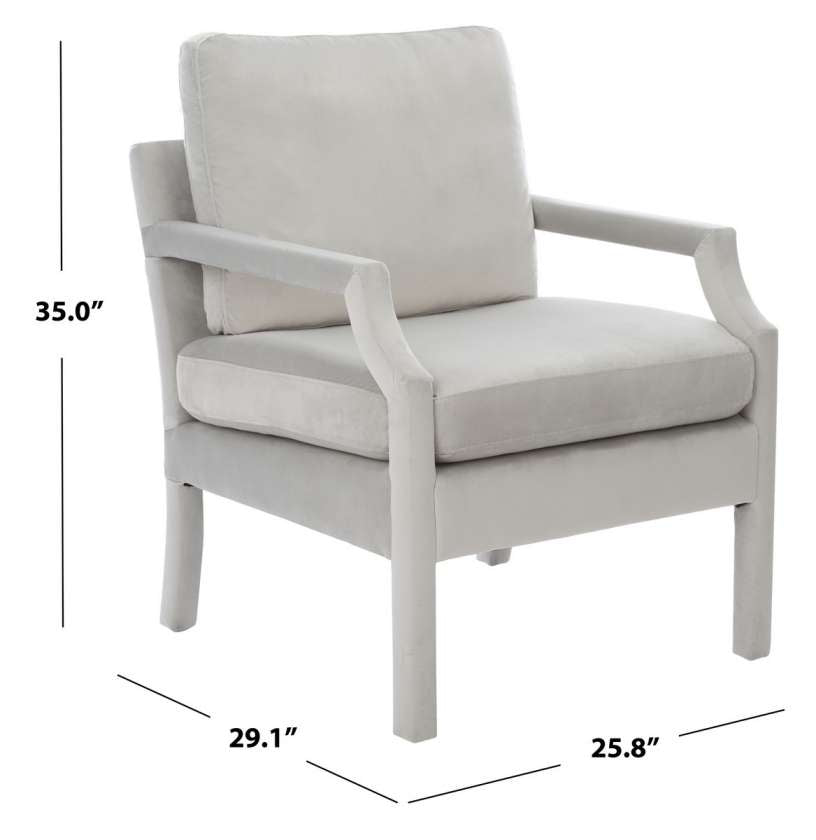 Safavieh Genoa Upholstered Arm Chair | Armchairs | Modishstore - 6