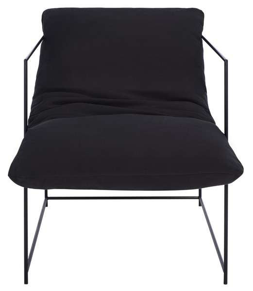 Safavieh Portland Pillow Top Accent Chair - Black | Accent Chairs | Modishstore - 3