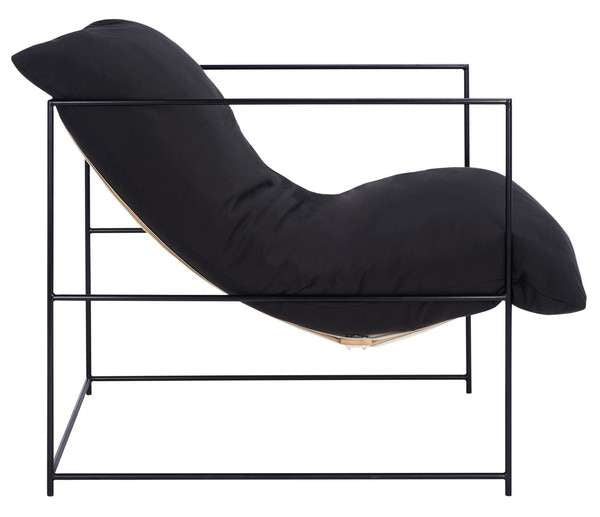 Safavieh Portland Pillow Top Accent Chair - Black | Accent Chairs | Modishstore - 2
