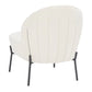 Safavieh Brax Petite Slipper Chair - Cream | Accent Chairs | Modishstore - 5
