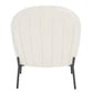 Safavieh Brax Petite Slipper Chair - Cream | Accent Chairs | Modishstore - 2