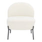 Safavieh Brax Petite Slipper Chair - Cream | Accent Chairs | Modishstore - 8