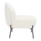 Safavieh Brax Petite Slipper Chair - Cream | Accent Chairs | Modishstore - 6